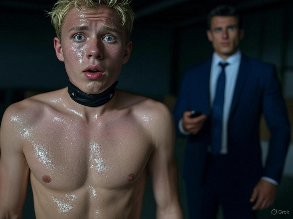 SweatCommander's tweet photo. #ShockTraining (part 3)
“AT ATTENTION!!”
Dylan’s still gasping.
“You’re one of the lazy ones. I can tell,” says Commander. “Strong enough to get by on minimal effort. But not with me…”
“PUSH-UP POSITION!! NOW!!”
#forcedworkout #bdsm #fetish #yaoi #bara #aiart #gayart https://t.co/MTxydMKZvb