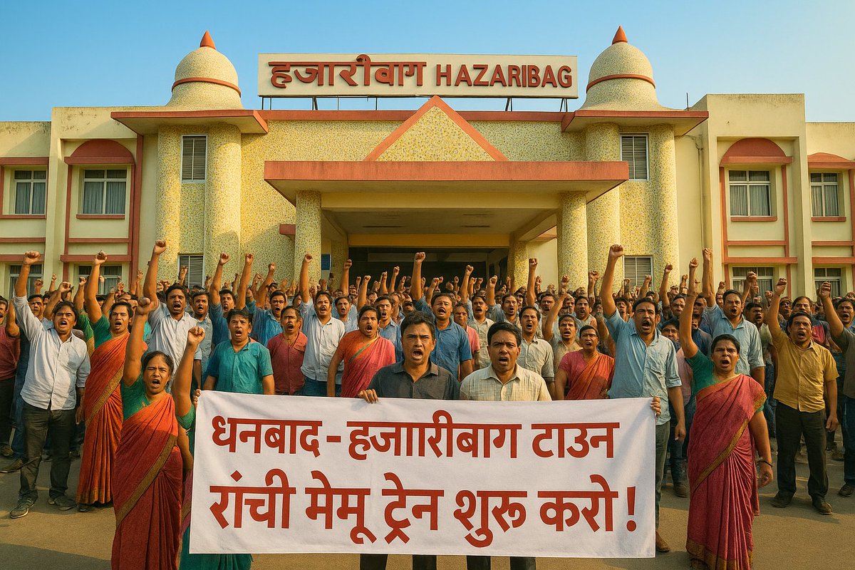 Hazaribagh Rail Users (@hazaribaghrail) on Twitter photo рдзрдирдмрд╛рдж рд╕реЗ рд╣рдЬрд╛рд░реАрдмрд╛рдЧ рдЯрд╛рдЙрди рд╣реЛрддреЗ рд╣реБрдП рд░рд╛рдВрдЪреА рддрдХ рдлрд╛рд╕реНрдЯ MEMU рд╢реБрд░реВ рдХреА рдЬрд╛рдиреА рдЪрд╛рд╣рд┐рдП, рддрд╛рдХрд┐ рдзрдирдмрд╛рдж рдФрд░ рд╣рдЬрд╛рд░реАрдмрд╛рдЧ рдХреЗ рдмреАрдЪ рд░реЗрд▓ рд╕реЗрд╡рд╛ рдЙрдкрд▓рдмреНрдз рд╣реЛ рд╕рдХреЗ, рдЬреЛ рд╡рд░реНрддрдорд╛рди рдореЗрдВ рдирд╣реА рд╣реИред рдЗрд╕ рдЯреНрд░реЗрди рдХреЗ рд╕рдВрдЪрд╛рд▓рди рд╕реЗ рдмрд░рд╣реА,рдХрдЯрдХрдорд╕рд╛рдВрдбреА,рдЪрд░рд╣реА рдЬреИрд╕реЗ рдЫреЛрдЯреЗ рд╕реНрдЯреЗрд╢рди рдХреЗ рд▓реЛрдЧ рднреА рдЖрд░рд╛рдорджрд╛рдпрдХ рдФрд░ рд╕рд╕реНрддреА рдпрд╛рддреНрд░рд╛ рдХрд╛ рд▓рд╛рдн рдЙрдард╛ рд╕рдХреЗрдВрдЧреЗред
Pic:- AI Generated рдзрдирдмрд╛рдж рд╕реЗ рд╣рдЬрд╛рд░реАрдмрд╛рдЧ рдЯрд╛рдЙрди рд╣реЛрддреЗ рд╣реБрдП рд░рд╛рдВрдЪреА рддрдХ рдлрд╛рд╕реНрдЯ MEMU рд╢реБрд░реВ рдХреА рдЬрд╛рдиреА рдЪрд╛рд╣рд┐рдП, рддрд╛рдХрд┐ рдзрдирдмрд╛рдж рдФрд░ рд╣рдЬрд╛рд░реАрдмрд╛рдЧ рдХреЗ рдмреАрдЪ рд░реЗрд▓ рд╕реЗрд╡рд╛ рдЙрдкрд▓рдмреНрдз рд╣реЛ рд╕рдХреЗ, рдЬреЛ рд╡рд░реНрддрдорд╛рди рдореЗрдВ рдирд╣реА рд╣реИред рдЗрд╕ рдЯреНрд░реЗрди рдХреЗ рд╕рдВрдЪрд╛рд▓рди рд╕реЗ рдмрд░рд╣реА,рдХрдЯрдХрдорд╕рд╛рдВрдбреА,рдЪрд░рд╣реА рдЬреИрд╕реЗ рдЫреЛрдЯреЗ рд╕реНрдЯреЗрд╢рди рдХреЗ рд▓реЛрдЧ рднреА рдЖрд░рд╛рдорджрд╛рдпрдХ рдФрд░ рд╕рд╕реНрддреА рдпрд╛рддреНрд░рд╛ рдХрд╛ рд▓рд╛рдн рдЙрдард╛ рд╕рдХреЗрдВрдЧреЗред
Pic:- AI Generated