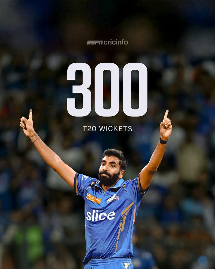 *💫Jasprit Bumrah hits 300 T20 wickets🤫! Only four other Indians have done it ⭐*