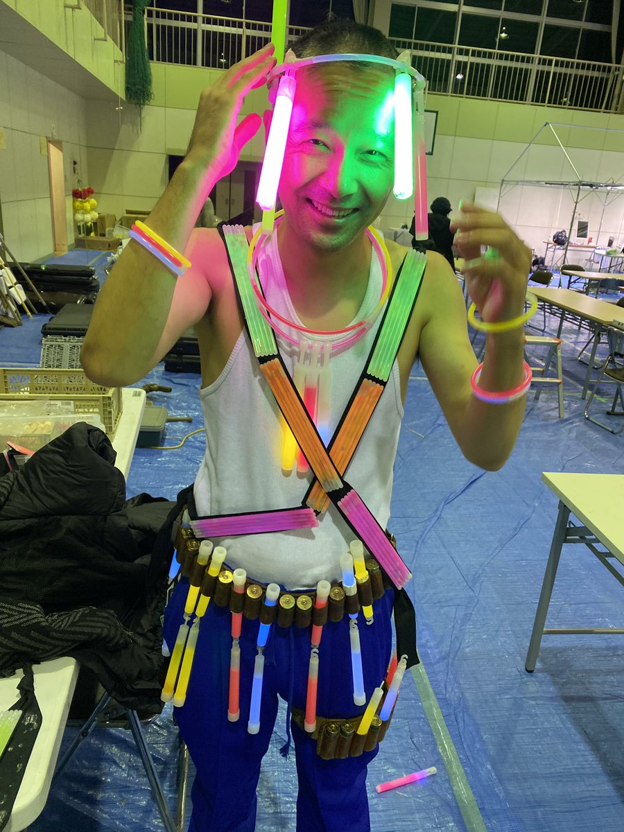 僕には現場で、尊さんが仮面ライダーに観えてました。遠くから観ると