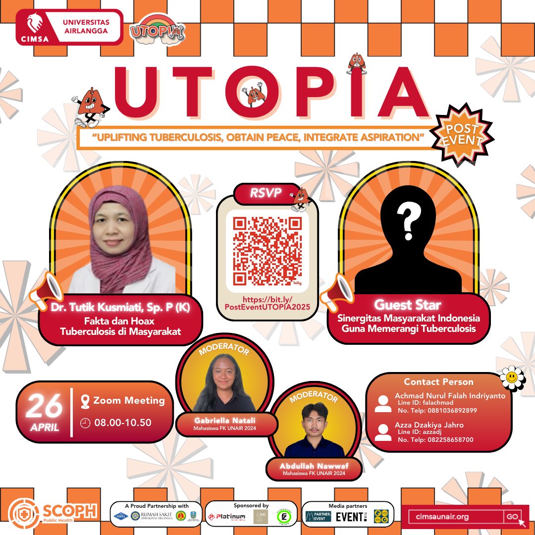 ningningfked's tweet image. YUK YUKKK ANAK FK UNAIR SEGALA ANGKATANN!! YANG MAU MASUK FK UNAIR, YG LAGI MMPERJUANGKAN FK UNAIR, yuks ikut webinar ini🫵🫵🫵🫵🫵🫵🫵 gasss gratis + dapat sertifikat !!!!!!!!
#fkunair #webinarnasional #webinar