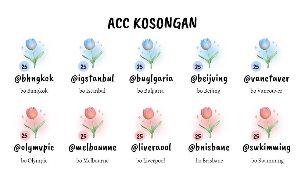 WTS ACC KOSONGAN

— verif all, nomor luar, no mastip
— go green
— dikasih data lengkap
— masuk ht setelah dimainin 

🟦 y25 v email 💰 6000
🟥 y25 v all 💰 7000
#zonauang #zonaba