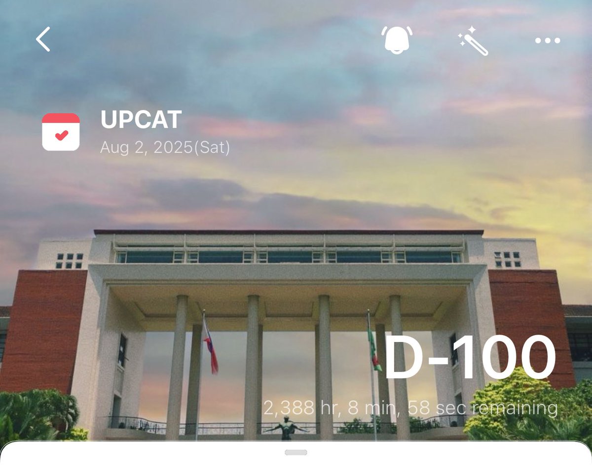 kimkiamz's tweet photo. 100 Days before UPCAT … 🤕🤕 https://t.co/dJ862COsw9