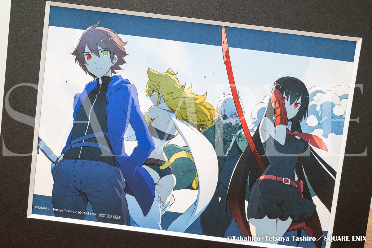 アカメが斬る　推しちゃれ　くじ　Wチャンス賞　高精細アート　キャラファインマット アカメが斬る 推しちゃれ くじ Wチャンス賞 高精細アート キャラ