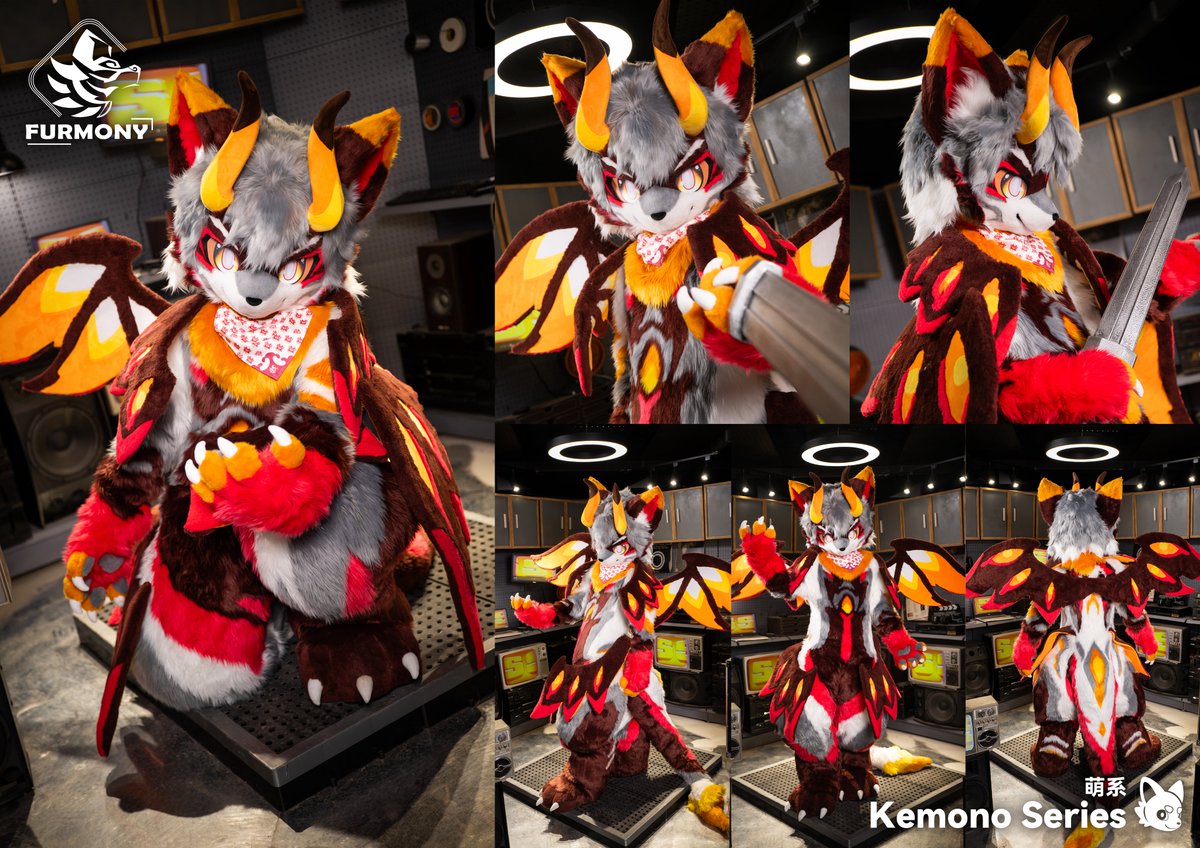 furmony's tweet image. 「New Commission Finished」

"Hell's fires won't extinguish Heaven's glory. When I rise again, I'll sing that false god to eternal sleep." 

Thanks for the trust from 路西法   

#furmony #furry #fursuit #鸿萌造物