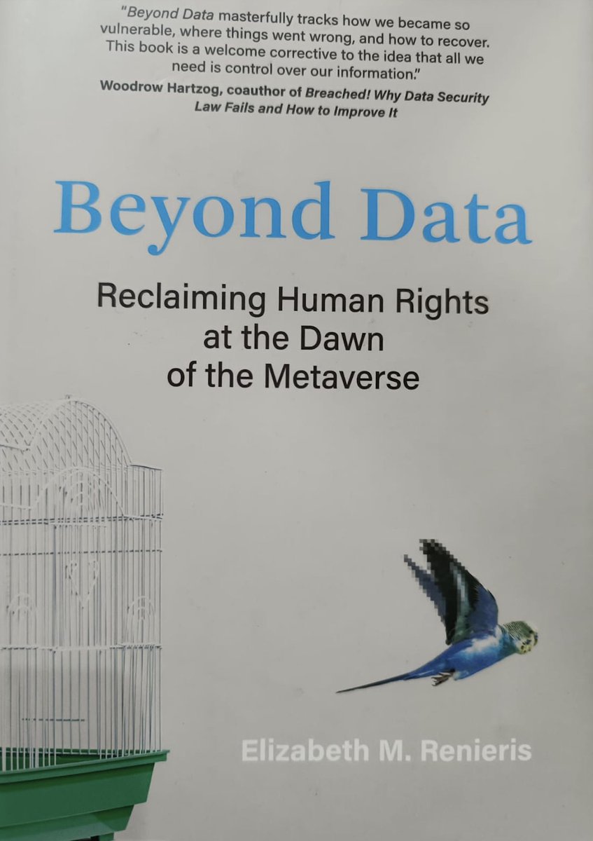Ing_Mili's tweet image. 1️⃣5️⃣ &quot;Beyond Data&quot; – Elizabeth M. Renieris
¿Controlamos nuestros datos en el metaverso?
Este libro plantea una defensa de los derechos humanos en entornos digitales emergentes.
#Metaverso #HumanRights #BeyondData