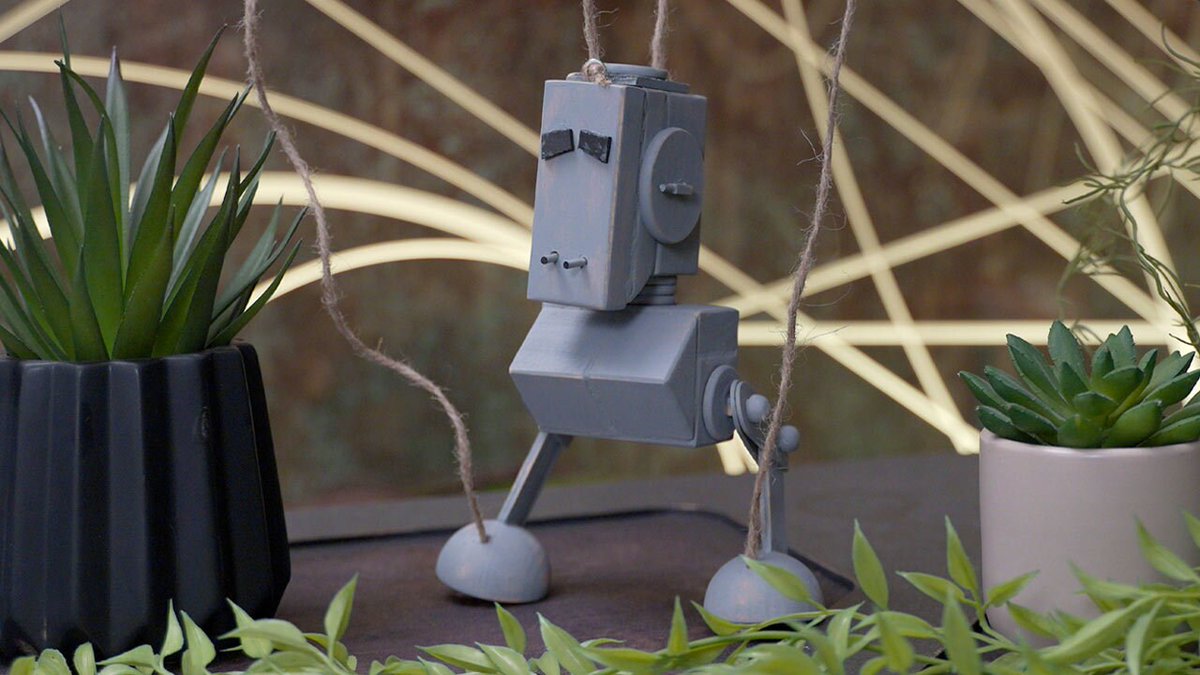 Start practicing those puppeteer skills.

Here’s how you can bring your own AT-ST puppet to life: strw.rs/60162bV7O