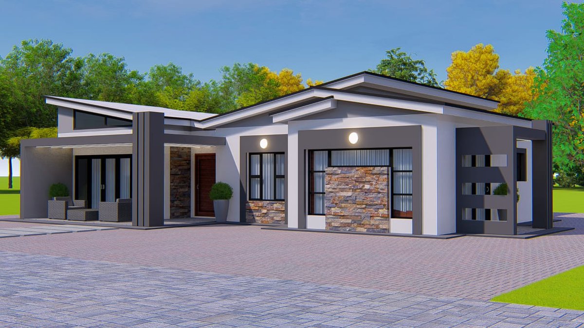 Butterfly Roof Design
Interlace Architects📍

☑️ 3 Bedrooms
☑️ Sitting room
☑️ Kitchen
☑️ 2 Bathrooms
☑️ 2 patios

Whatsapp or Call 📲 : (+266)57444084/69137866