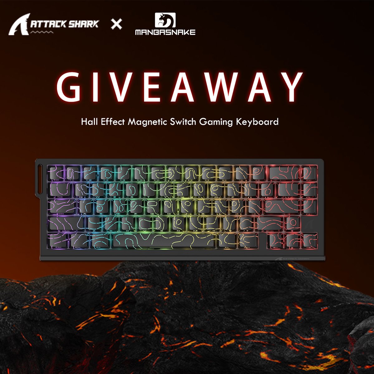 ATTACK SHARK (@attacksharkgear) on Twitter photo 🎉GIVEAWAY TIME🎉
Win the ATTACK SHARK X68HE Wired Gaming Keyboard with Coiled Cable for yourself.
🎁 PRIZE:
1 lucky winner will get the ATTACK SHARK X68HE Wired Gaming Keyboard with 8Khz Coiled Cable.
⚡TO ENTER:
1️⃣Follow <a href="/ATTACKSHARKGEAR/">ATTACK SHARK</a>
2️⃣ Like ❤️& Retweet 🔁
3️⃣Tag a 🎉GIVEAWAY TIME🎉
Win the ATTACK SHARK X68HE Wired Gaming Keyboard with Coiled Cable for yourself.
🎁 PRIZE:
1 lucky winner will get the ATTACK SHARK X68HE Wired Gaming Keyboard with 8Khz Coiled Cable.
⚡TO ENTER:
1️⃣Follow <a href="/ATTACKSHARKGEAR/">ATTACK SHARK</a>
2️⃣ Like ❤️& Retweet 🔁
3️⃣Tag a
