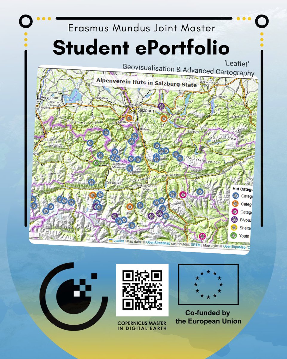We're proudly #showcasing our MSc #students 👏 meet Maria #british maria-anna-gis.github.io #earthscience who developed a #map for planning trips in en😎 Erasmus Mundus Joint Master #universitätsalzburg #UBS #UPOL &gt; co-funded by the European Union&lt; master-cde.eu 😃 #EMJM