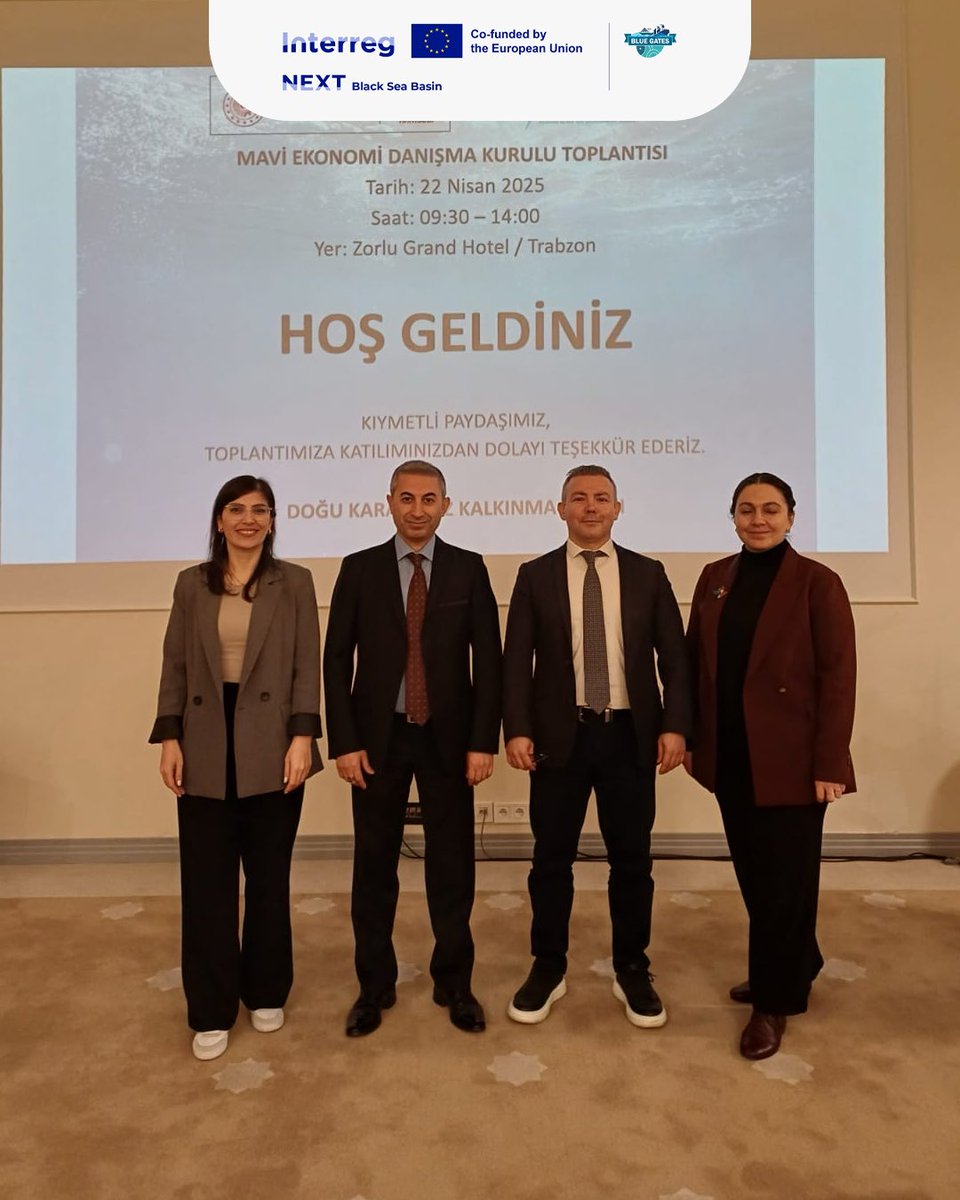 BlueGatesProje's tweet photo. We held the Blue Economy Advisory Board Meeting at Zorlu Grand Hotel
#bluegates #blacksea #zorlugrandhotel #meeting https://t.co/HfgqUEvQe3