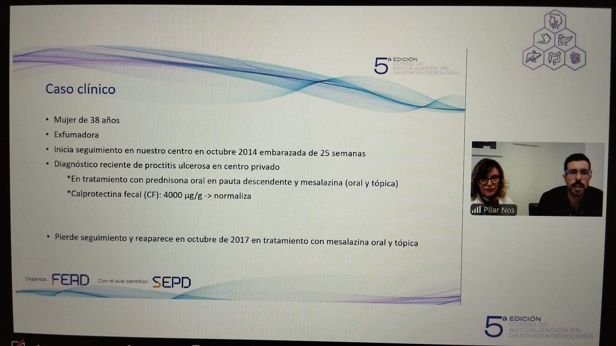 Sociedad Española de Patología Digestiva (SEPD) (@sepdigestiva) on Twitter photo ☀️Desde primera hora de la mañana con jornada formativa para especialistas en #AparatoDigestivo a mano de expertos de primer nivel. 
🔸Curso de Actualización en #Gastroenterología
🔸“Incorporando nuevas moléculas al tratamiento de la EII"
🔸 Dres. <a href="/pilarnos/">Pilar Nos</a> y Alejandro Garrido ☀️Desde primera hora de la mañana con jornada formativa para especialistas en #AparatoDigestivo a mano de expertos de primer nivel. 
🔸Curso de Actualización en #Gastroenterología
🔸“Incorporando nuevas moléculas al tratamiento de la EII"
🔸 Dres. <a href="/pilarnos/">Pilar Nos</a> y Alejandro Garrido