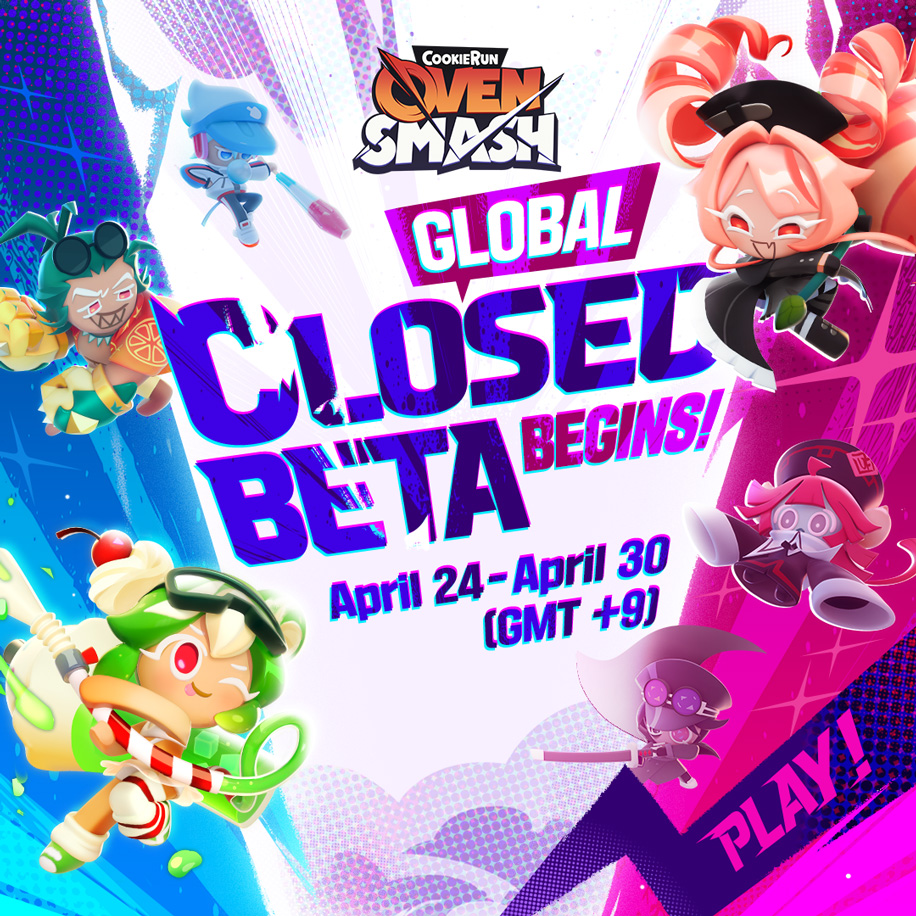 CROvenSmash's tweet image. 💥 The CookieRun: OvenSmash Closed Beta Begins NOW!

It's finally here!
🏙️ The gates to Platter City are open, and the race for glory is on!
🍪 Dive into thrilling Cookie battles and be part of the action today! 🔥

#CookieRunOvenSmash #ClosedBeta #OvenSmash
