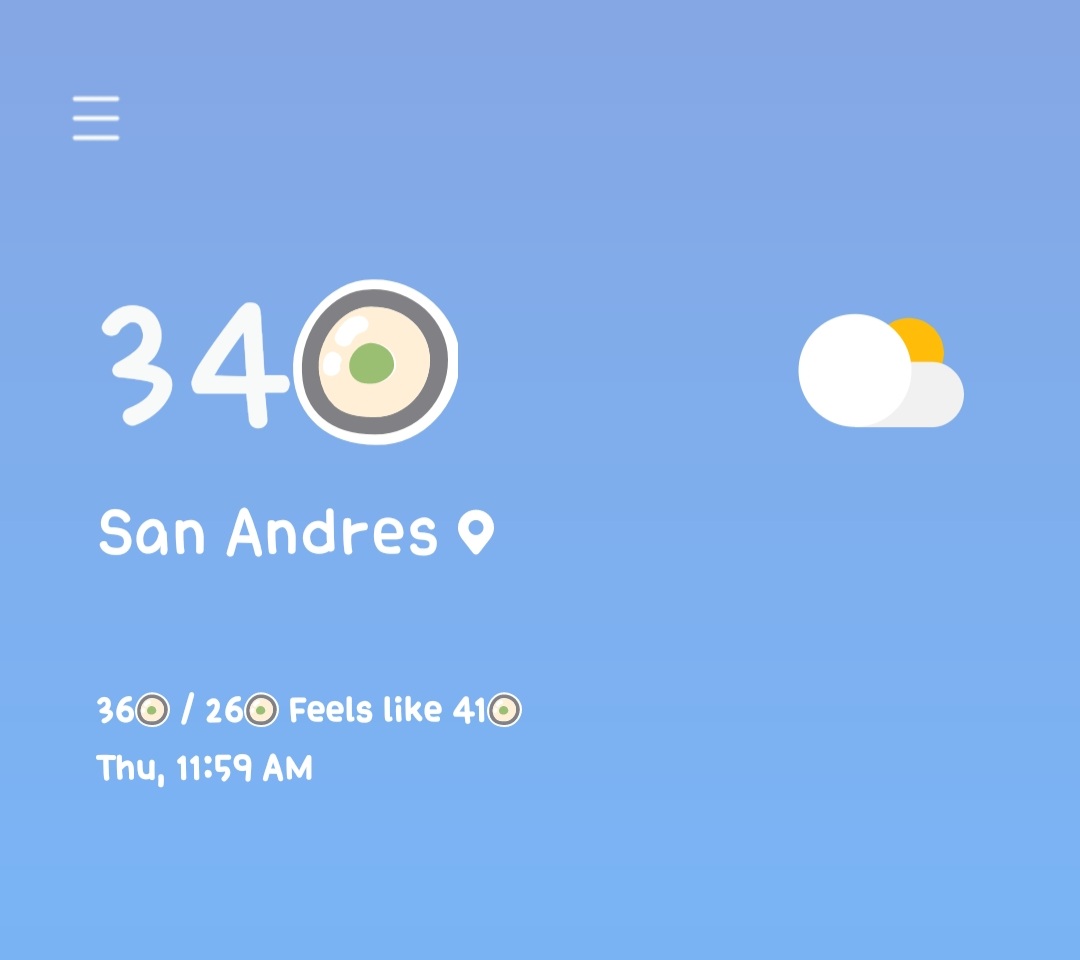 It's just only 34 degrees but my room feels like an oven. 🥵