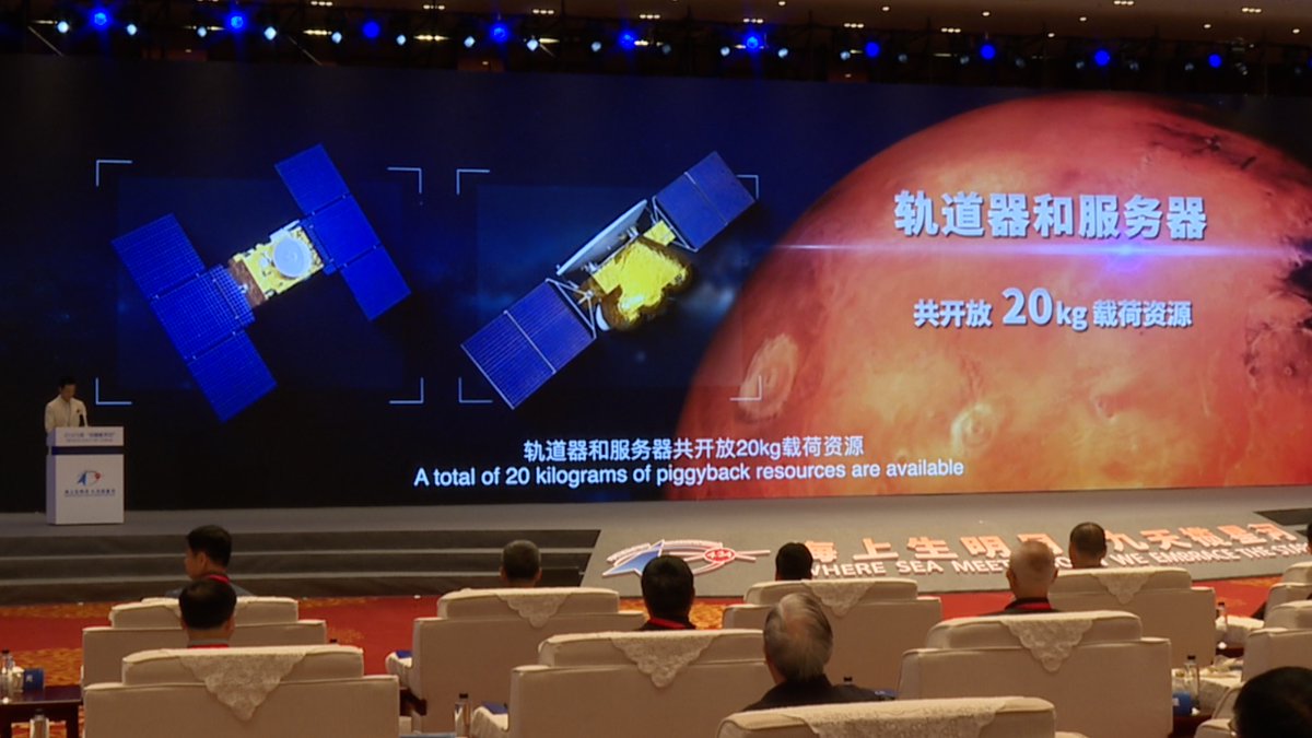wulei2020's tweet photo. #Tianwen3 mission updates!
All international space agencies &scientific institutions are welcome to collaborate on the #ERO: Up to 15kg of available mass for international payloads.
#MarsOrbiter: 5 kg allocated for scientific instruments from global partners. #SpaceDayofChina https://t.co/1EVaSidSUG