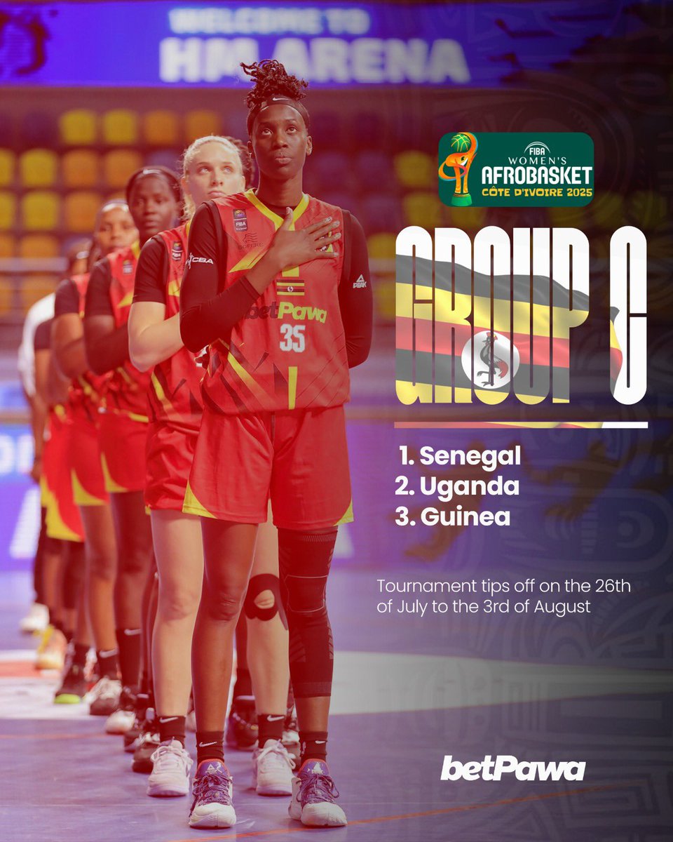 The stage is set!
See you in Cote D’Ivoire👊🏾

#GazellesBasketball