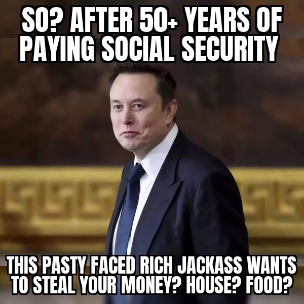 ELON makes sure you can't hear my voice...that is exactly who he is.
Hello ELON