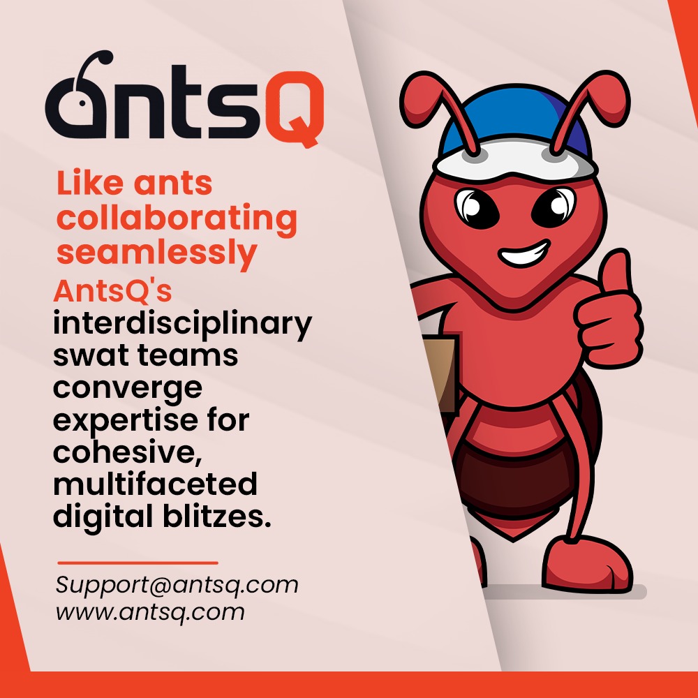 antsq4smm's tweet photo. Unleashing synergy like ants in action! 🐜✨ AntsQ’s expert swat teams unite for groundbreaking digital strategies.

#AntsQ #Antz #AntzQ #Teamwork #DigitalExcellence  #SuccessInNumbers #WorkSmarter #EfficientAntics #TransformingDigital  #LeadingTheCharge https://t.co/S6hSYGHVtQ