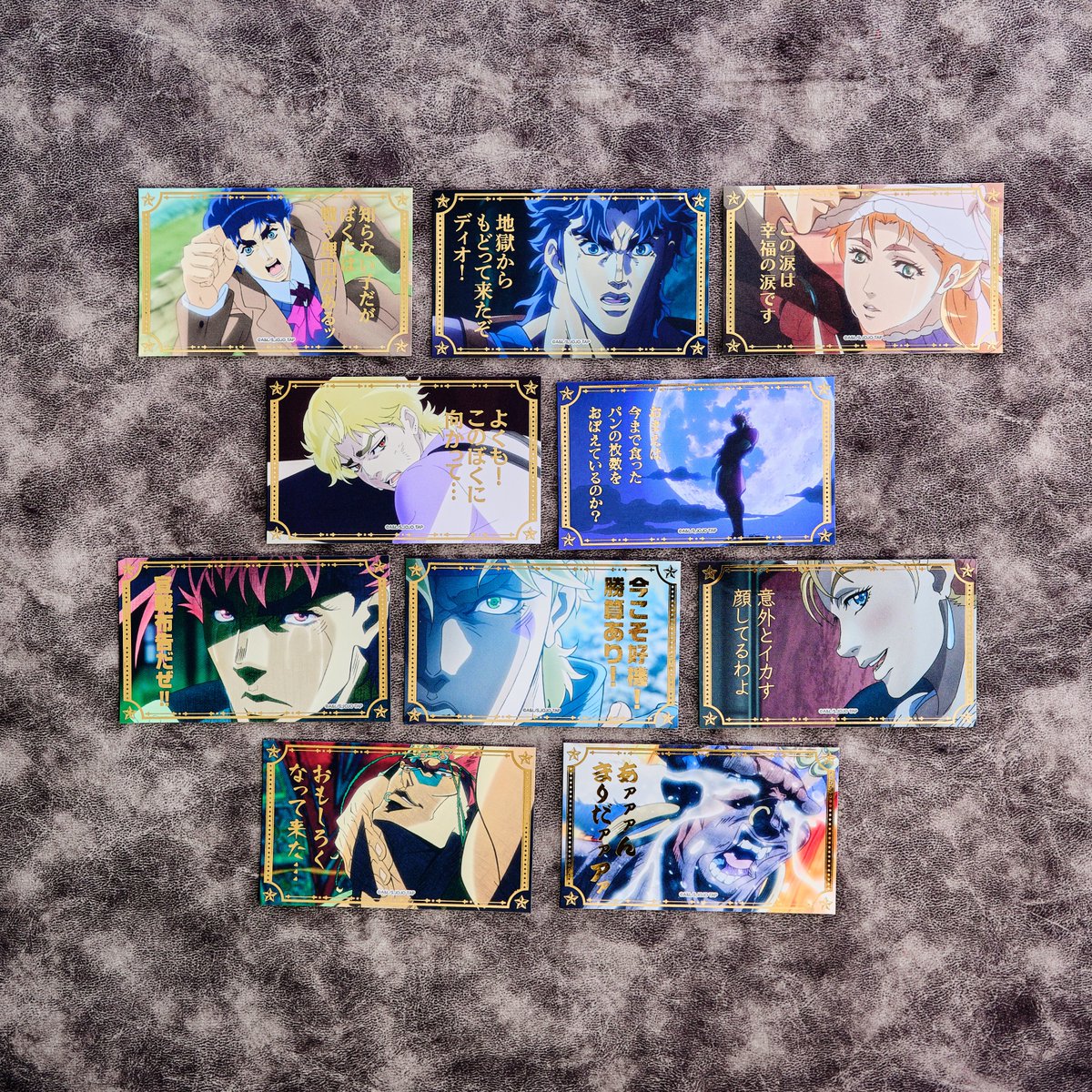 【新品】ジョジョワールド 場面写真ステッカー Vol.1 2 3 全種セット JOJO WORLD 3』で販売中の 新グッズをご紹介ッ‼ ＼ ˗ˏˋ 場面写真
