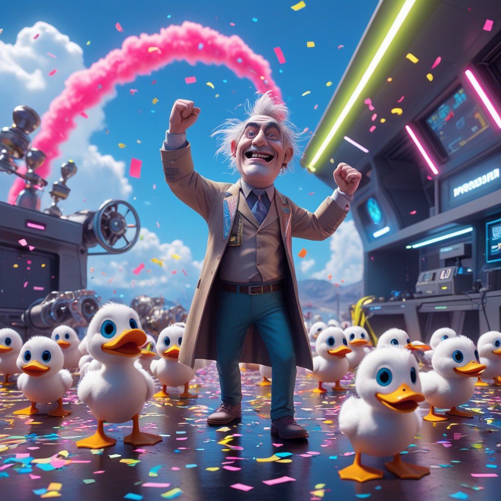 RSV281083's tweet image. @madscientists_x “They called him ‘mad’ for putting jet engines on ducks.
Now he’s rich, the ducks have sponsorships, and you’re still working 9 to 5.”
#MadScientist #ScienceGoneTooFar #DuckTech #WhyNot #EvilGenius