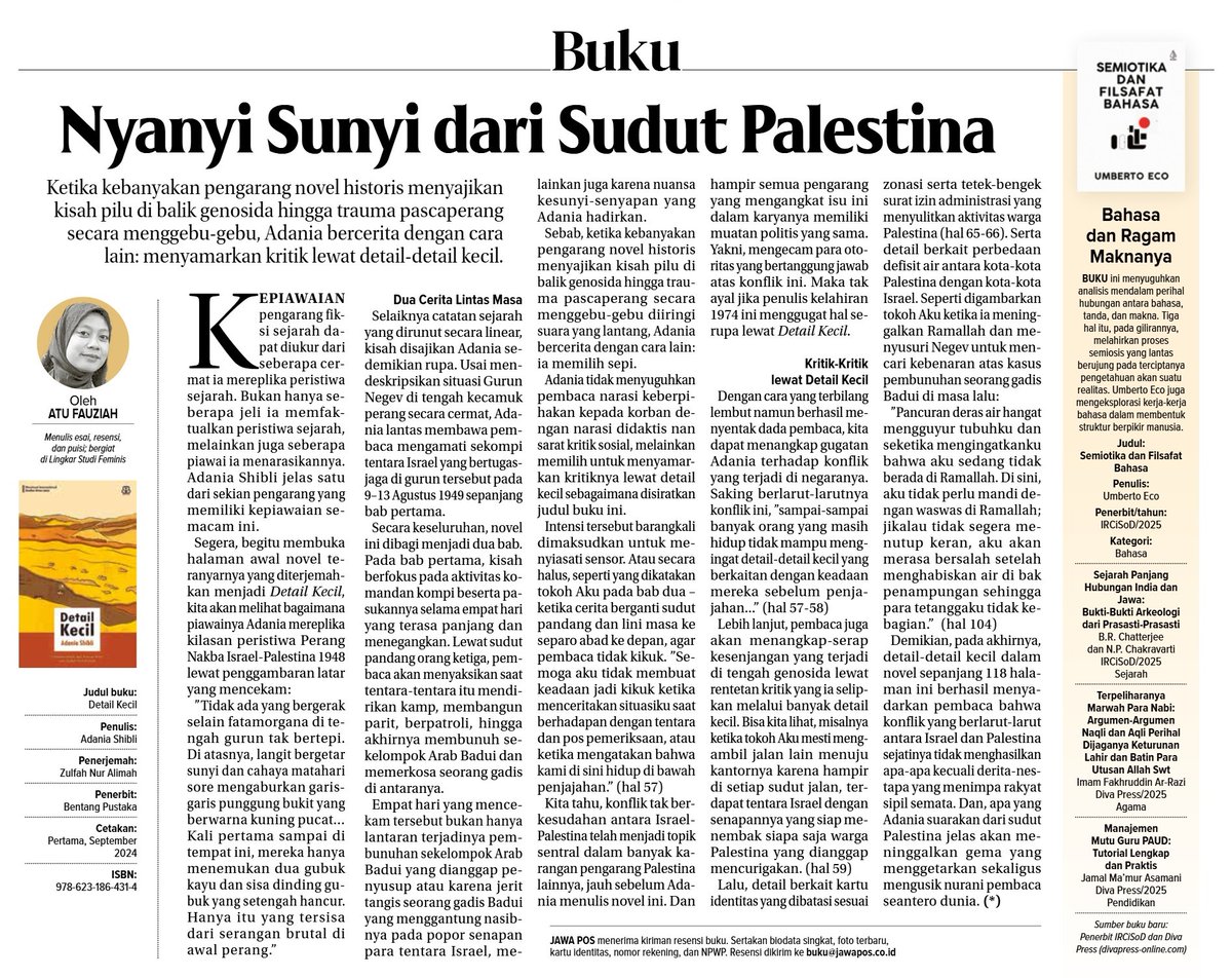 bentangpustaka's tweet photo. Terima kasih, Kak Fauzi 🙌🏻🙌🏻

#detailkecil https://t.co/5ZrRPyh21B