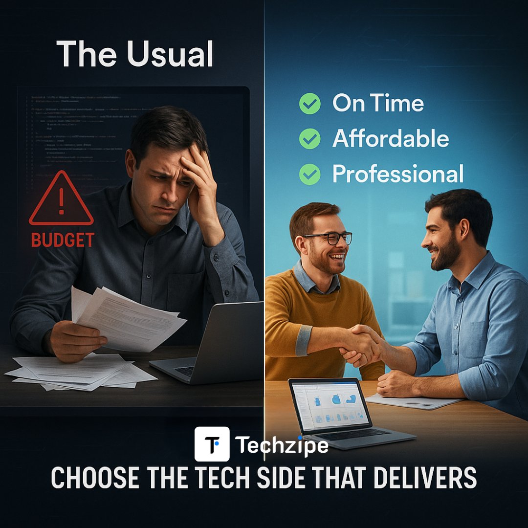 techzipe's tweet photo. 🚀 Stop wasting time &amp; budget on poor results.

At Techzipe, we deliver professional web &amp; software projects —
✅ On Time
✅ Within Budget
✅ High Quality
No excuses. Just clean code &amp; great results.
📩 DM us to get started today! #Techzipe #WebDev #SoftwareDevelopment #Startups https://t.co/vvGa6BZi5f