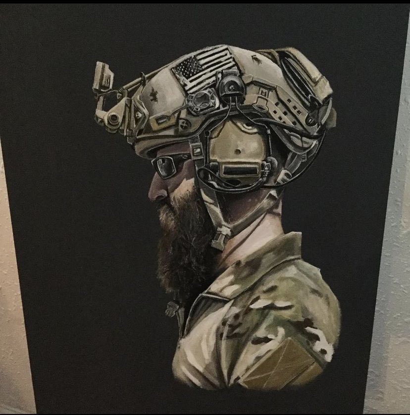 leftyrios95's tweet image. #acrylicpainting I did in #2019
 #opscore #wilcox #cryeprecision