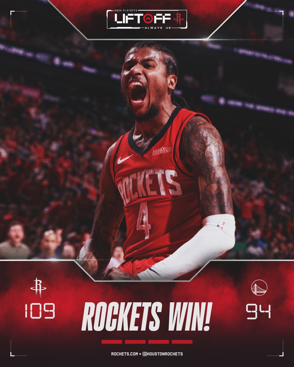A playoff win for the home crowd 👏