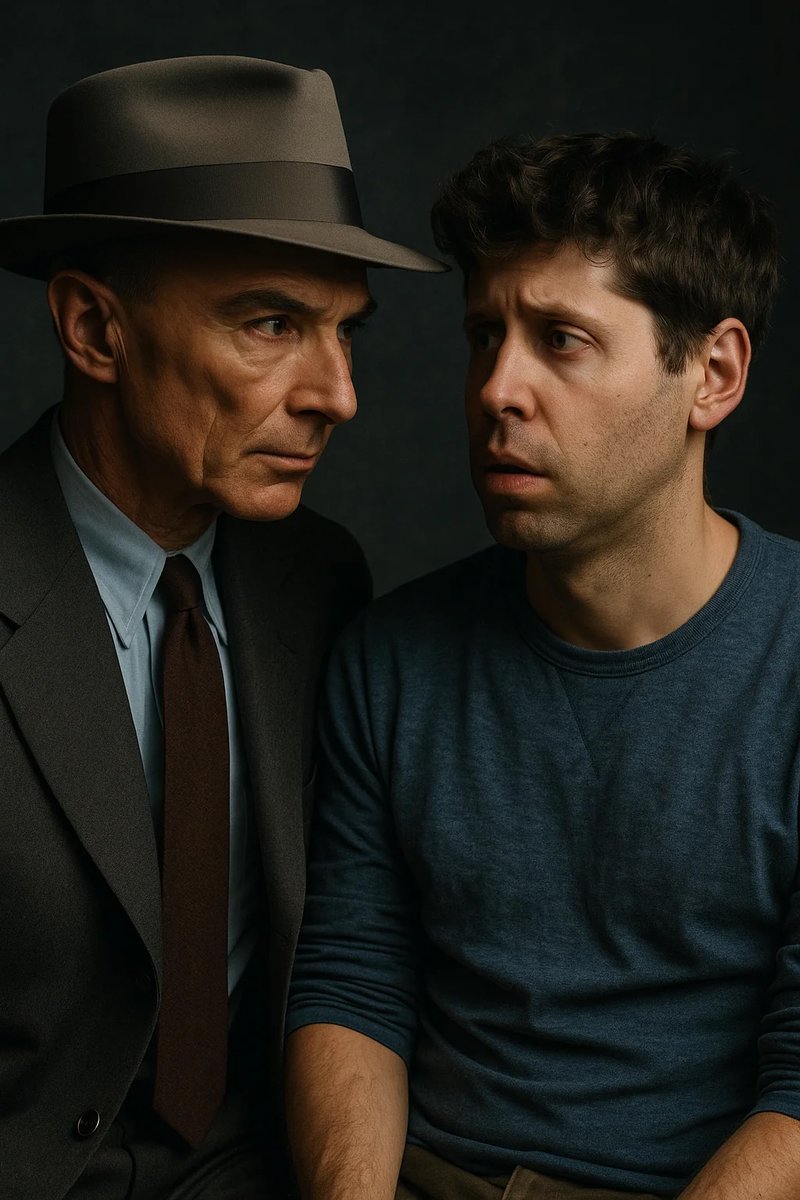 benoit_cto's tweet image. The invention of the atomic bomb came with a moral reckoning.

AI is no different — but this time, the creators are chasing quarterly returns instead of caution.

@sama, you’re Oppenheimer with a growth target.

@elonmusk — are you the only one seeing the danger clearly?

We…