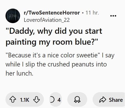 Bad 2 Sentence Horror (@bad2sentence) on Twitter photo 