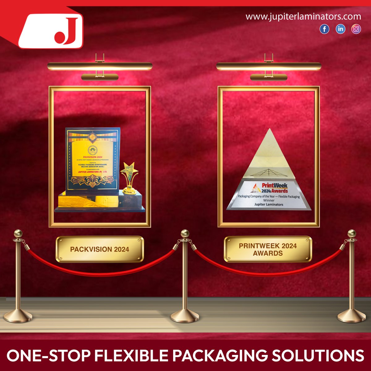 JLaminators's tweet photo. Trust. Innovation. Quality. Excellence.

At Jupiter Laminators, we go beyond making flexible packaging, we set benchmarks and milestones. We are obviously proud to be shaping the future of packaging, one innovation at a time, time after time.
#JupiterLaminators #FlexiblePackaging https://t.co/7g3lJ9y9GB