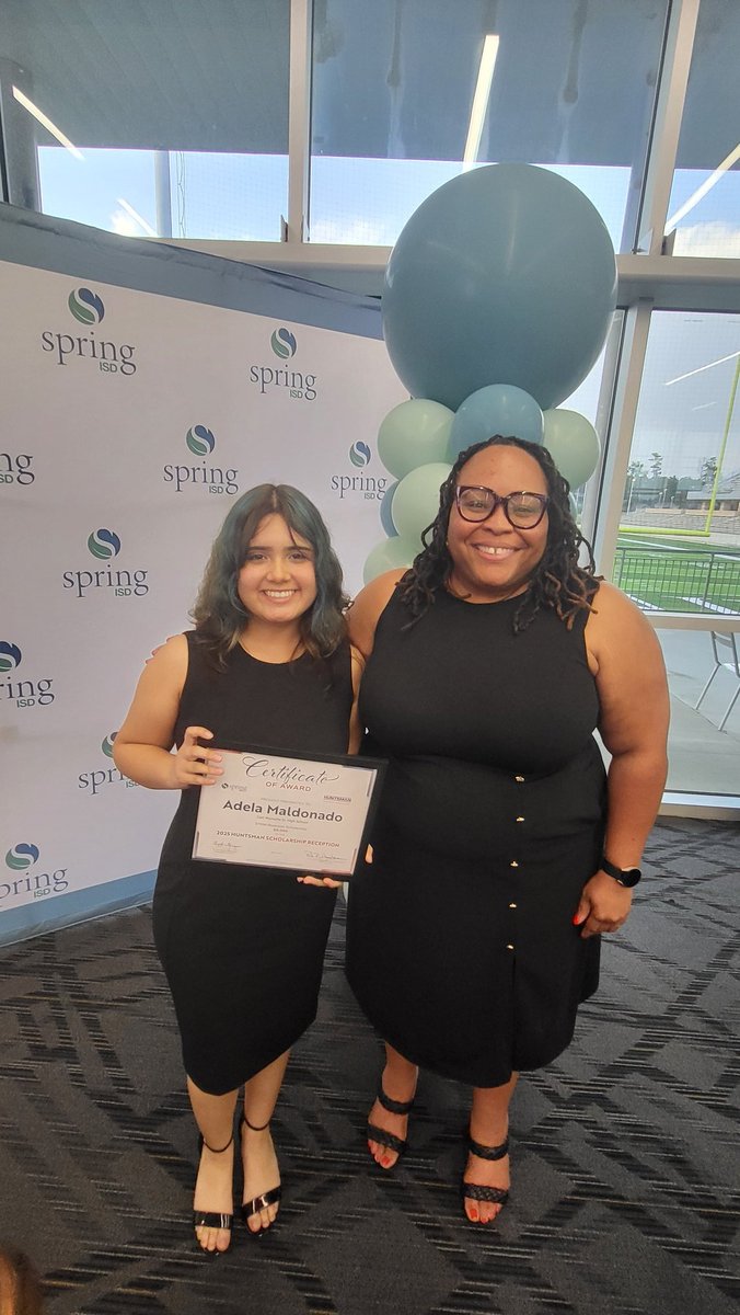 Tuesday night <a href="/cwhs_springisd/">Carl Wunsche Sr. High School</a> students Lauren Thomas, Katie Hernandez, Brianna Lopez &amp; Adela Maldonado were recognized as Huntsman scholarship recipients. Congratulations to our Wunsche scholars. Thank you <a href="/Huntsman_Corp/">Huntsman Newsroom</a> for investing in the <a href="/SpringISD/">Spring ISD</a> community.