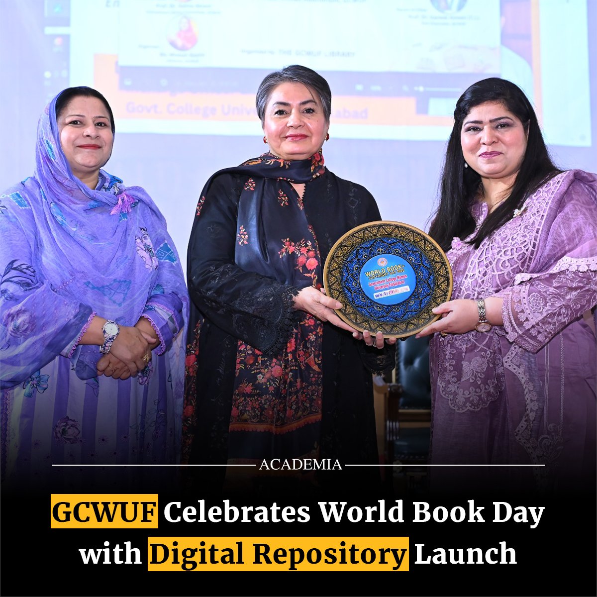 Government College Women University Faisalabad <a href="/gcwufedupk/">GCWUF_OFFICIAL</a> marked World Book and Copyright Day 2025 with a #vibrant celebration centered on the theme of preserving literary heritage and promoting a reading culture in the #digital age. The highlight of the event was the