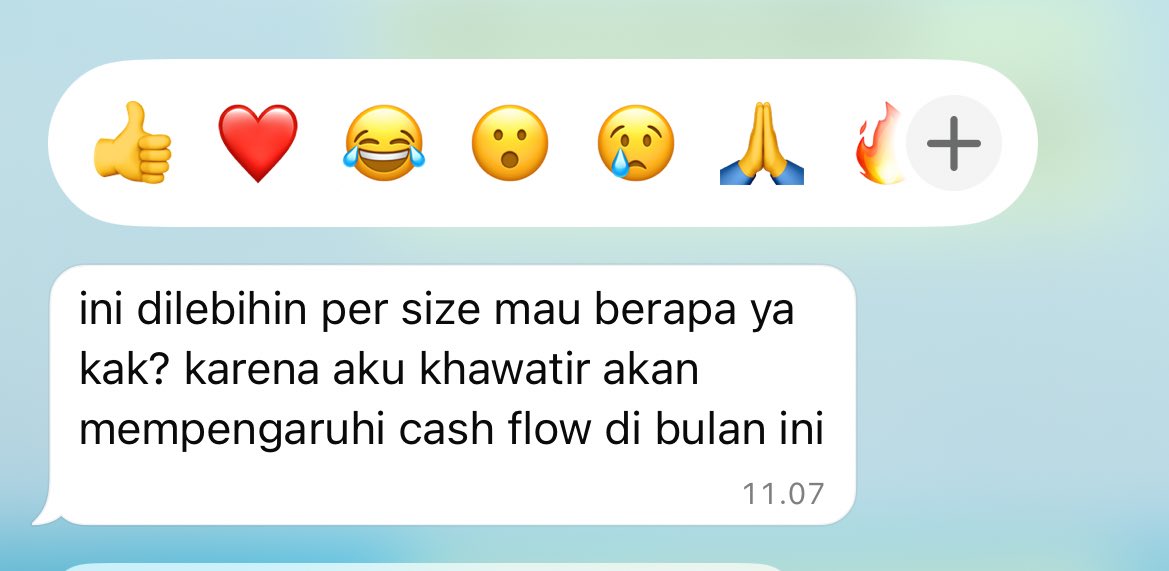 Gua aja yg nyari duit kaga segitunya sama cash flow. Kocak