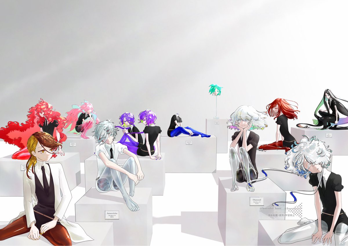 kurodai_bort's tweet image. #housekinokuni_fanart 
宝石の国連載終了一周忌を記念して