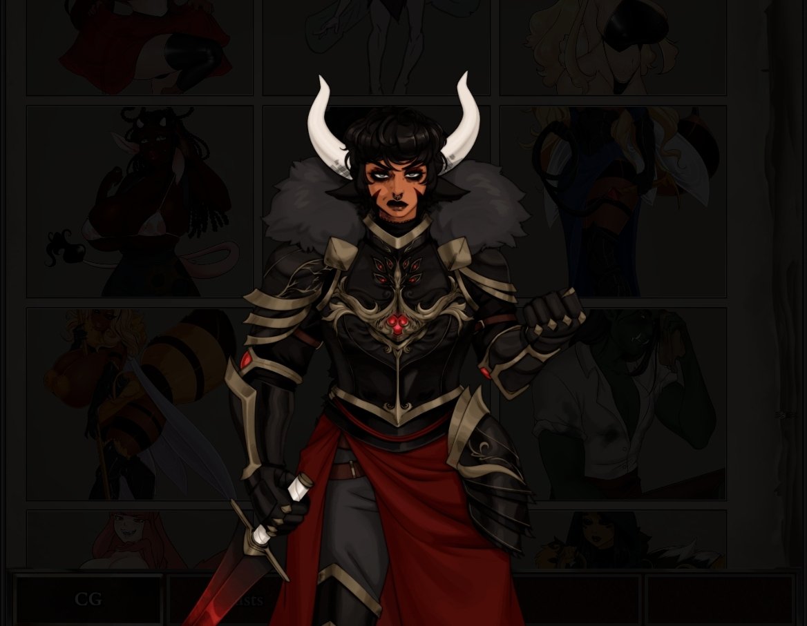 【 B E H I N D   T H E   M A S K . . . 】
ᅠ...of the Black Knight is Tay, the false alias for Princess Octavia of Khor’Minos. The Princess wears the helmet and uses the false name to avoid being recognised during her violent endeavours.