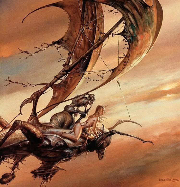 「Art by Boris Vallejo 」|Benのイラスト