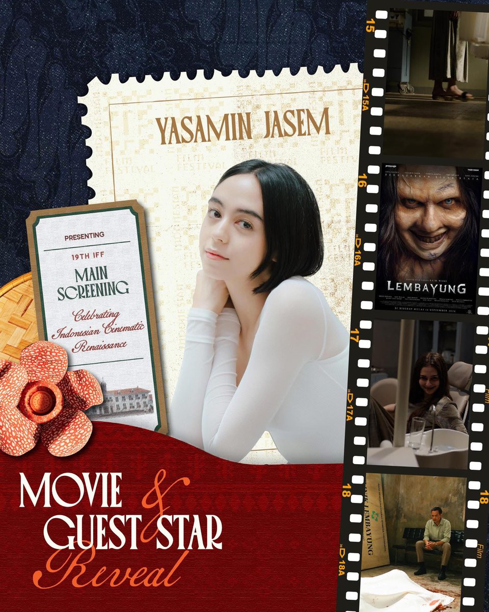 Special from Jakarta to Melbourne for The 19th IFF Australia! 🌟

Join the screening of Lembayung at The 19th IFF Australia and hear behind-the-scenes stories straight from the star, Yasamin Jasem! 🤩

🎟️ Secure your seat today through the link in <a href="/IFFAustralia/">17th Indonesian Film Festival Australia</a> Instagram bio.
