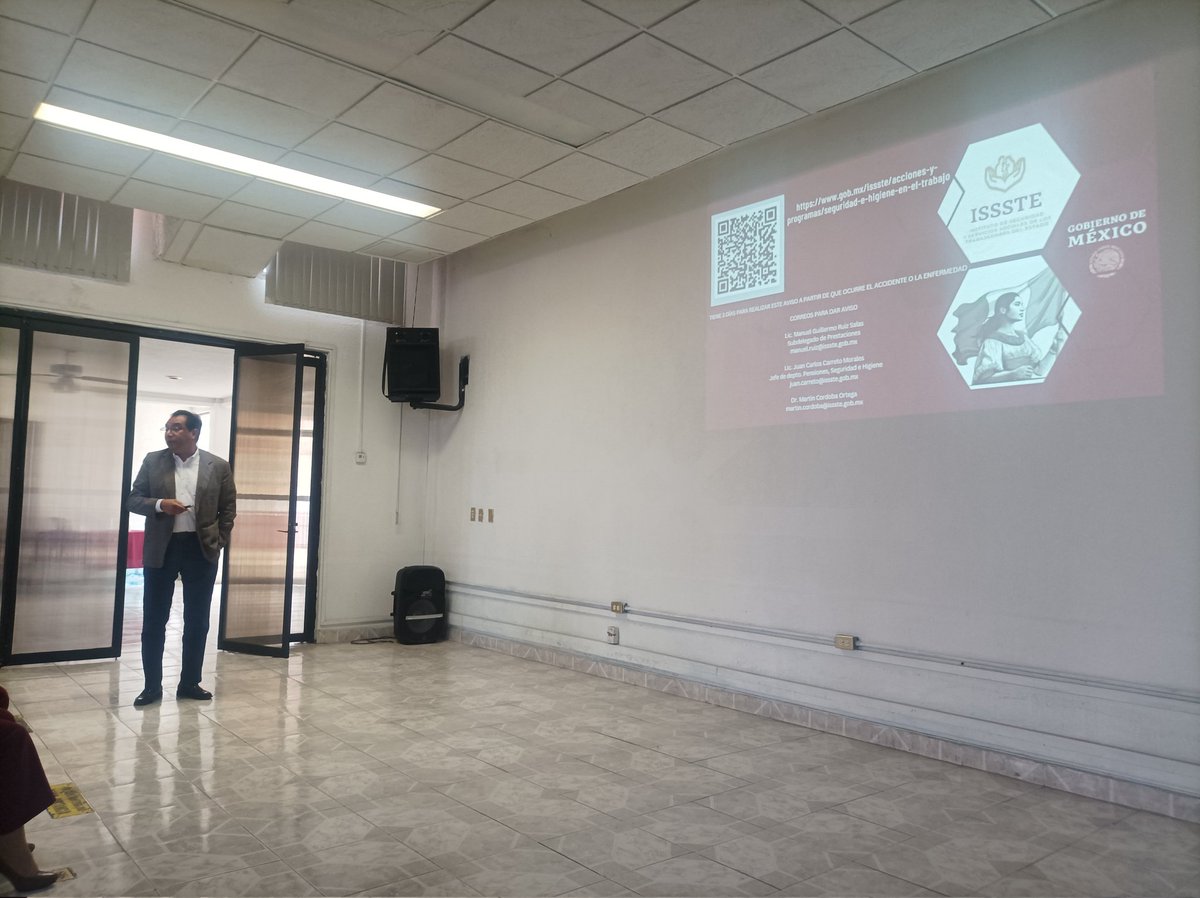 Fedessp, Tlaxcala, presente en la capacitación a Derechohabientes parte de la federación, por personal del ISSSTE, con el tema "Medicina y Riesgo de Trabajo", en la Secretaria de Infraestructura Comunicaciones y Transportes del Estado.