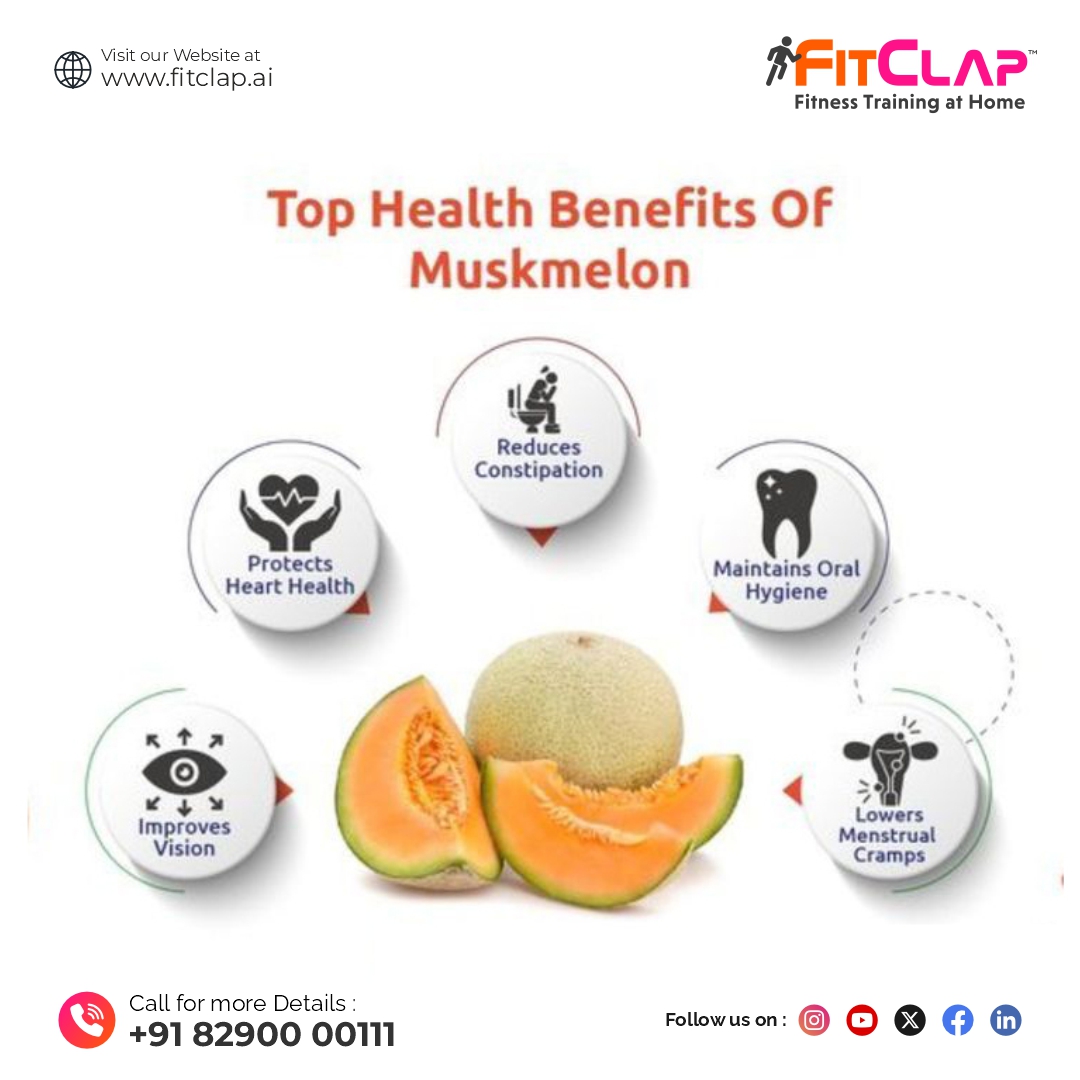 fitclap's tweet photo. Say hello to summer's juicy superhero – Muskmelon! 🍈💚

FitClap is here to guide your nutrition the tasty way! 😋💪

#FitClap #HealthyEating #MuskmelonBenefits #SummerFruit #FitnessJourney #NaturalHealing #NutritionTips #EatFreshStayFit #FitnessTrainingAtHome 🏡🍉🥗 https://t.co/Z2mY5uNm4N