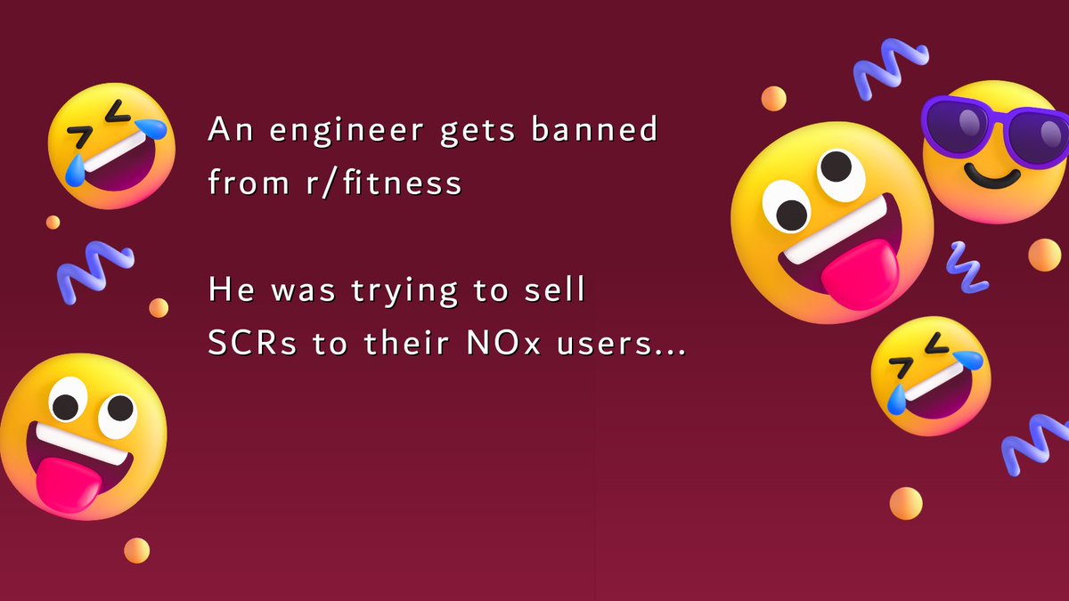 generator71773's tweet image. An engineer got banned from r/fitness for trying to sell SCRs to NOx users! 😂 #FitnessFail #EngineeringHumor
