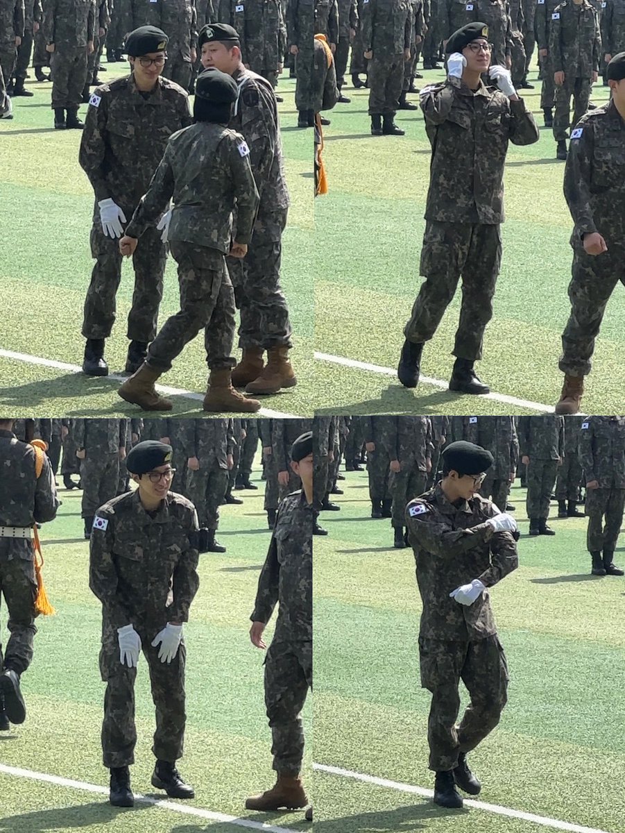 jwvvoo's tweet photo. 중대장훈련병 전원우
수료식 끝나자마자 ㅈㄴ커여우심 shit!!! https://t.co/2FWd0E2MVN