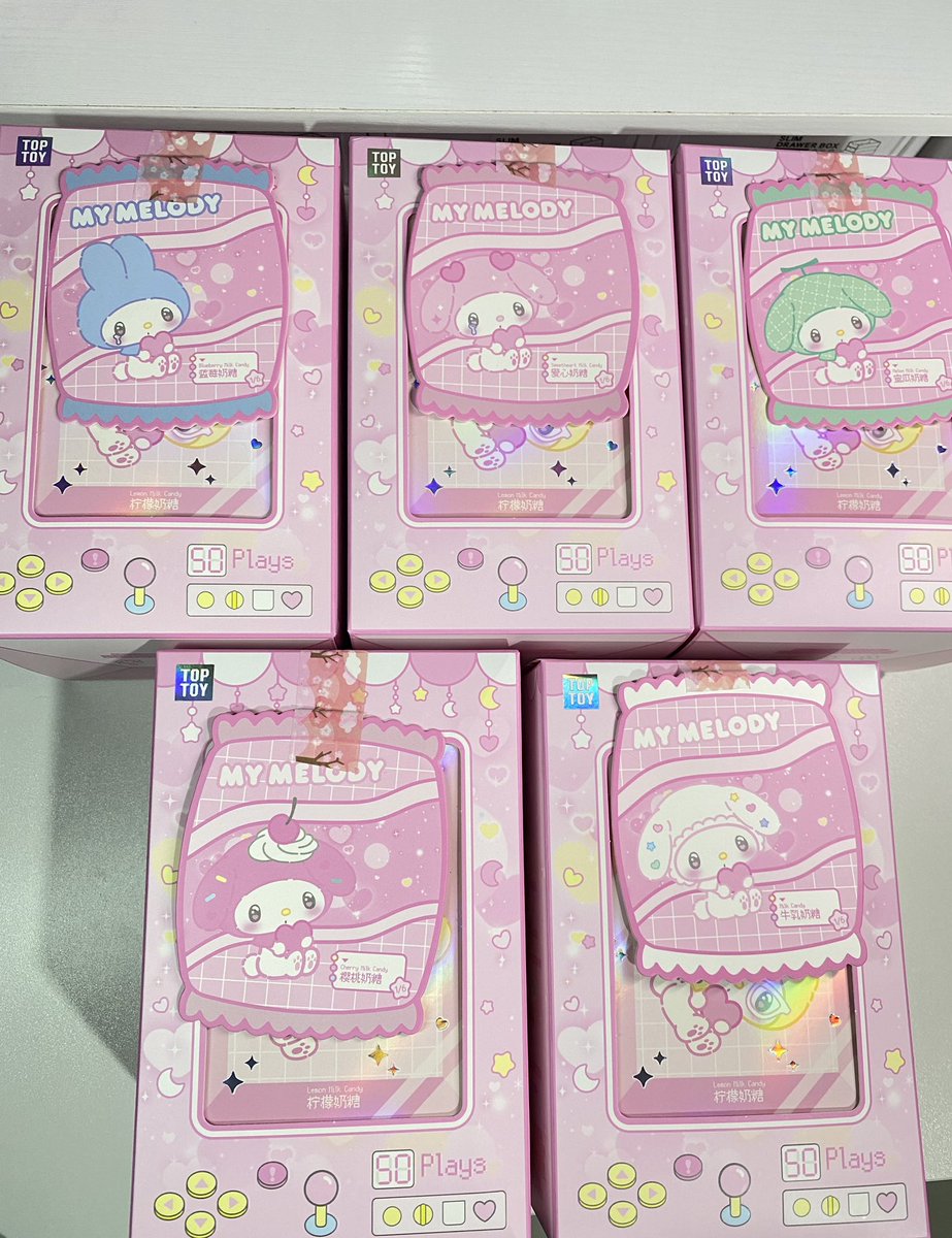 #โล๊ะ Toptoy My Melody 50th 
✨ เช็คการ์ด ไม่แกะซอง งานใหม่ หาคนรับน้องๆ ของแท้
- ราคากล่องละ 450฿ ส่งฟรี  ราคาเท่ากันทุกกล่อง ทุกสี ไม่มีอัพราคา

#ตลาดนัดซานริโอ้ #ตลาดนัดsanrio #toptoy #ตลาดนัดกล่องสุ่ม