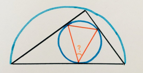 PrimeLogics's tweet photo. Find the angle? 
#circletheorem #geometry https://t.co/ncbLdAEPHa