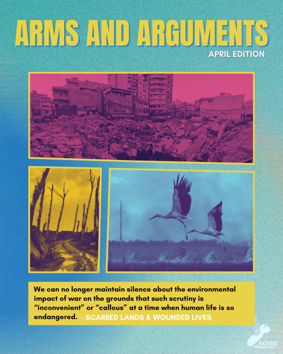 🎉Presenting the April Edition of the Arms and Arguments Book Club.📘📹

This month, we are focusing on the environmental impact of war and weapons. Reviews coming up soon. Stay tuned!!

#bookclub #armscontrol #environment #disarmament