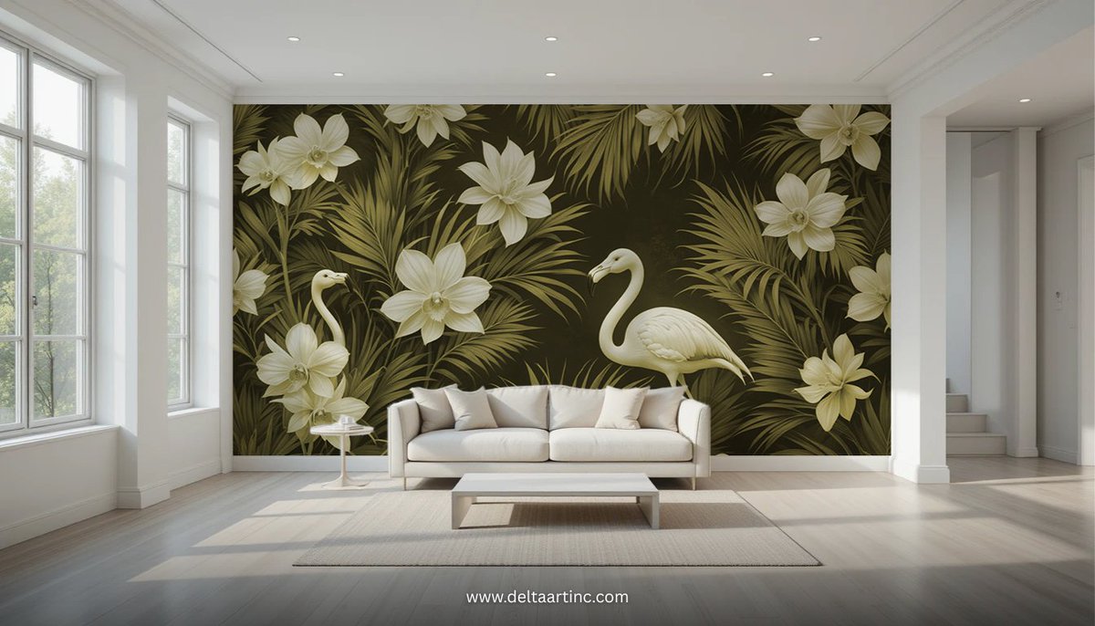 deltaartinc's tweet photo. Which flamingo wallpaper wins your heart? 🦩

Beige Botanical

Monochrome Chic

Olive Tropical

🎨 From Delta Art's luxury collection.
DM us to customize your space 👉 
https://t.co/hpRn7zpnc0
#InteriorInspo #DeltaArtDesigns #FlamingoWallpaper #WallpaperPoll https://t.co/iAbEeLep4c