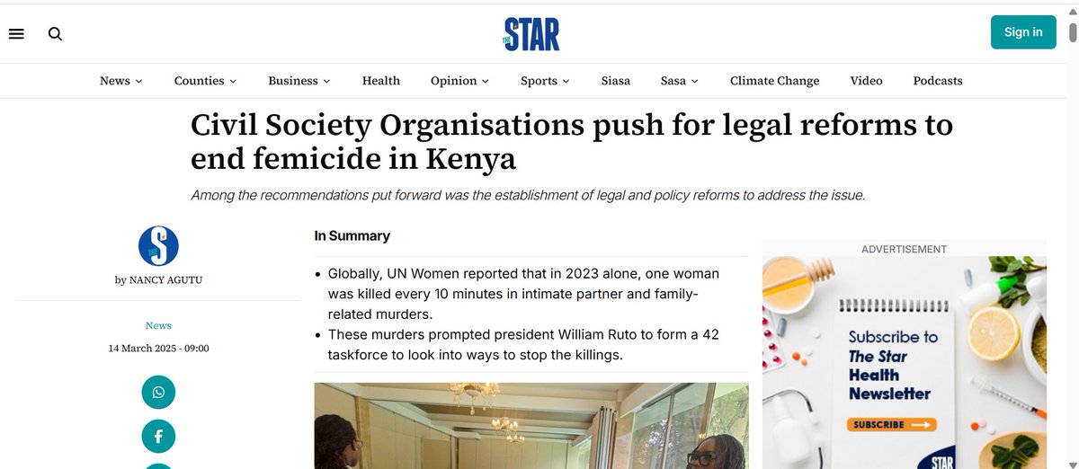 Association of Media Women in Kenya (@amwik) on Twitter photo The rising cases of Gender Based Violence (GBV) and femicide in Kenya demand urgent and sustained action.
<a href="/AMWIK/">Association of Media Women in Kenya</a> participated in a critical engagement by <a href="/jhr_kenya/">Journalists for Human Rights-🇰🇪</a> and other Civil Society Organizations (CSOs) to draft and submit a memorandum to the Technical Working Group on The rising cases of Gender Based Violence (GBV) and femicide in Kenya demand urgent and sustained action.
<a href="/AMWIK/">Association of Media Women in Kenya</a> participated in a critical engagement by <a href="/jhr_kenya/">Journalists for Human Rights-🇰🇪</a> and other Civil Society Organizations (CSOs) to draft and submit a memorandum to the Technical Working Group on