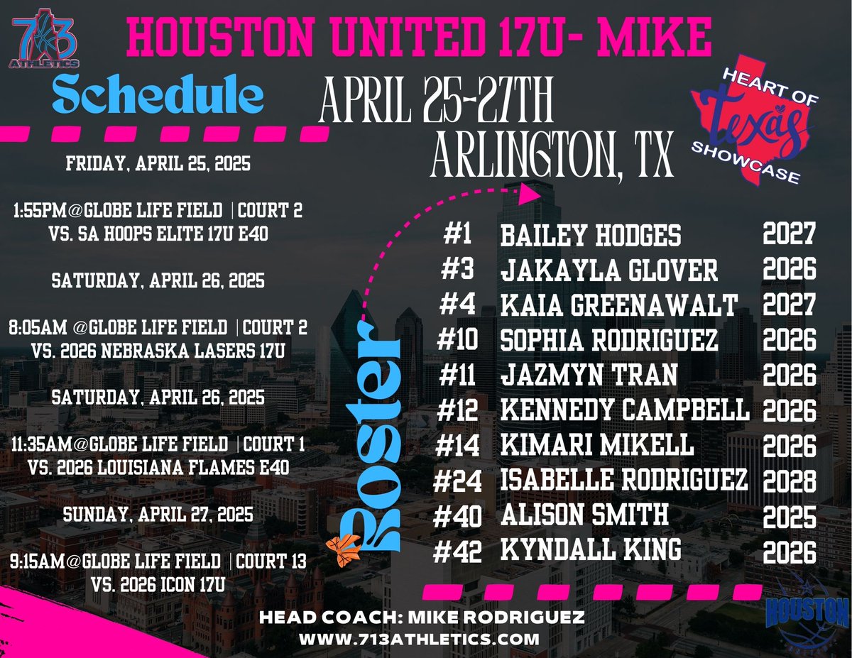 H United (@hunitedmike) on Twitter photo So exited to matchup against all this talent in Heart of TX Showcase <a href="/isabelle24rod/">izzyrod24</a> <a href="/sophia10rod/">Sophia Rodriguez</a> <a href="/jakglover3/">Jakayla Glover</a> <a href="/official_kaia10/">Kaia</a> <a href="/2026HouUnited/">HouUNITED -Matt</a> <a href="/clevergurl/">Mona Jimenez</a> <a href="/HoustonUnited3/">Houston_UnitedBB</a> <a href="/kimariM2026/">Kimari</a> <a href="/2026HouUnited/">HouUNITED -Matt</a> So exited to matchup against all this talent in Heart of TX Showcase <a href="/isabelle24rod/">izzyrod24</a> <a href="/sophia10rod/">Sophia Rodriguez</a> <a href="/jakglover3/">Jakayla Glover</a> <a href="/official_kaia10/">Kaia</a> <a href="/2026HouUnited/">HouUNITED -Matt</a> <a href="/clevergurl/">Mona Jimenez</a> <a href="/HoustonUnited3/">Houston_UnitedBB</a> <a href="/kimariM2026/">Kimari</a> <a href="/2026HouUnited/">HouUNITED -Matt</a>