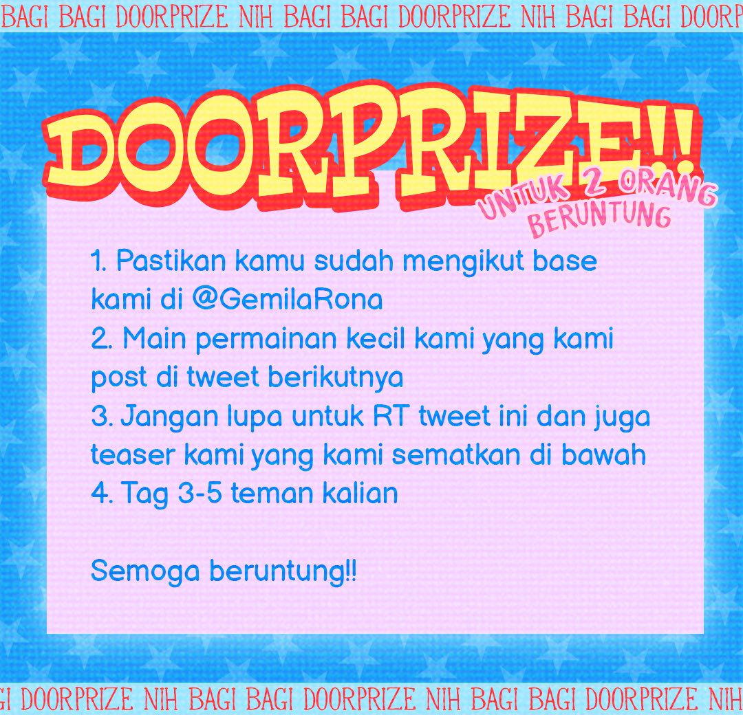 GemilaRona's tweet image. DOOR PRIZE ALERT‼️

Halo, para calon tenants! ⭐️⭐️⭐️ Kami mau memberikan 2 stall gratis kepada pemenang yang beruntung. Door prize akan diundi pada tanggal 25 April, jam 8 malam WIB. Yuk join, jangan sampai ketinggalan ya!! 🤩🌠