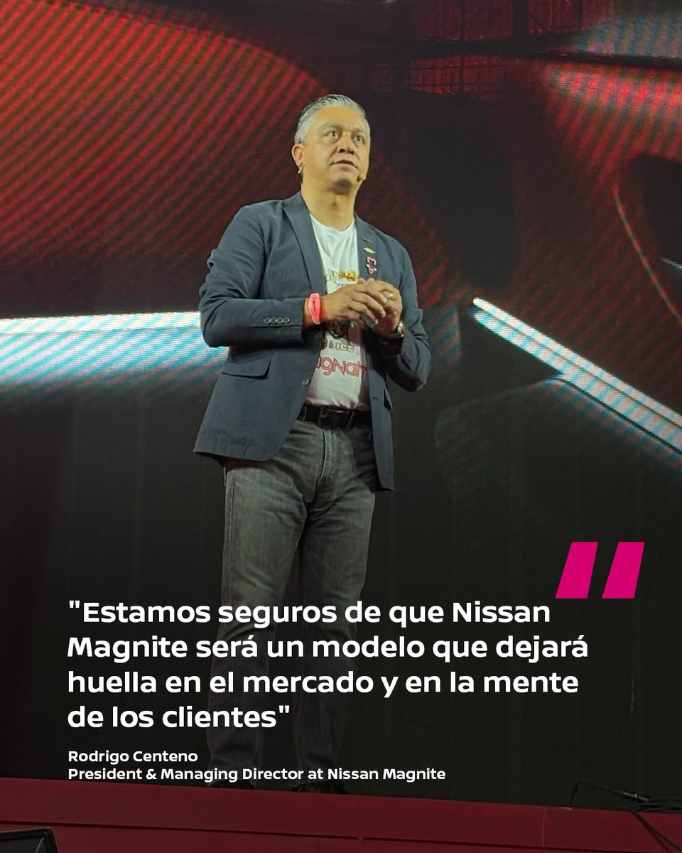Una frase que marca el principio de una nueva y emocionante historia.​

Nuestro presidente Rodrigo Centeno lo dejó claro: #NissanMAGNITE llegó para dejar huella.​

 #PrincipioDeLaAtracción